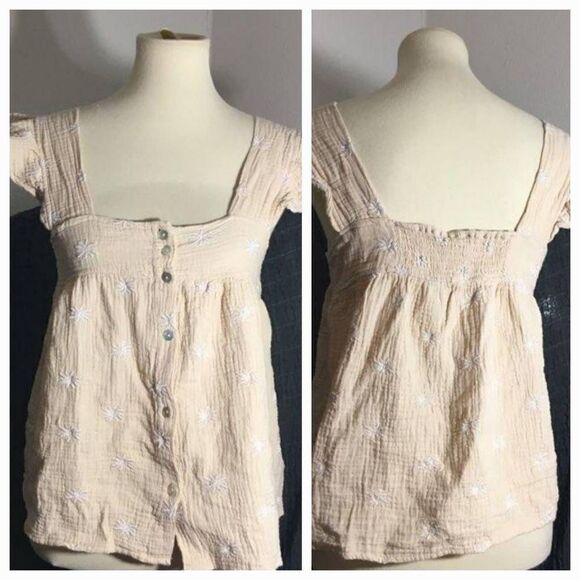 Joie NWT Cream Top Size M - Picture 1 of 9